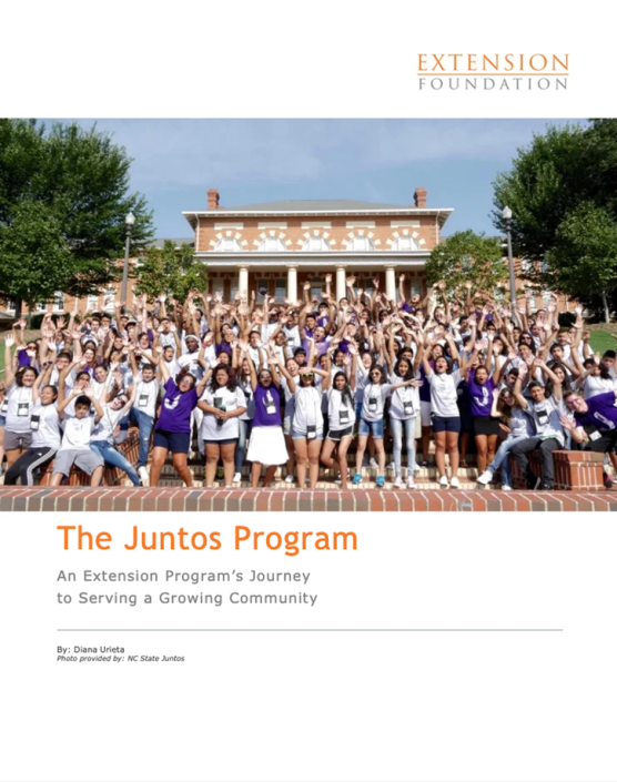 The Juntos Program: An Extension Program’s Journey to Serving a Growing ...