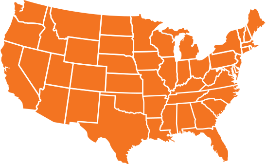 USA map